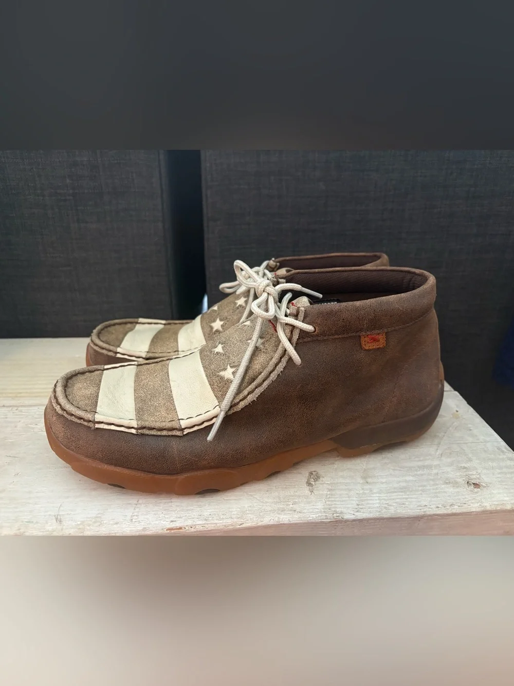 Twisted X Men's Chukka Driving Moc Shoes, MDM0075 Size 10 M